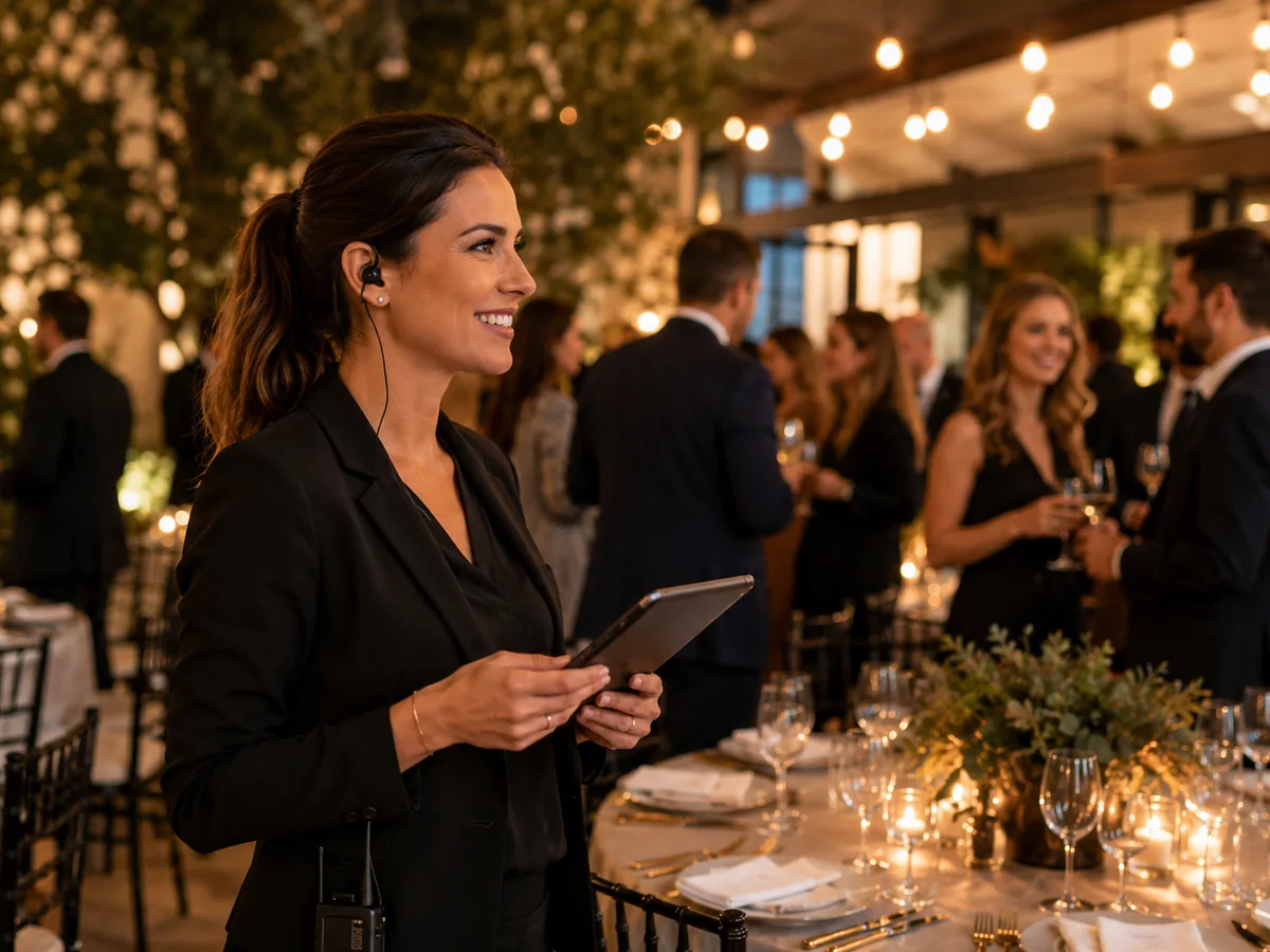 Coordinación de una cena de empresa