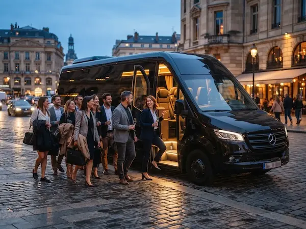 Transporte privado para grupos de empresa